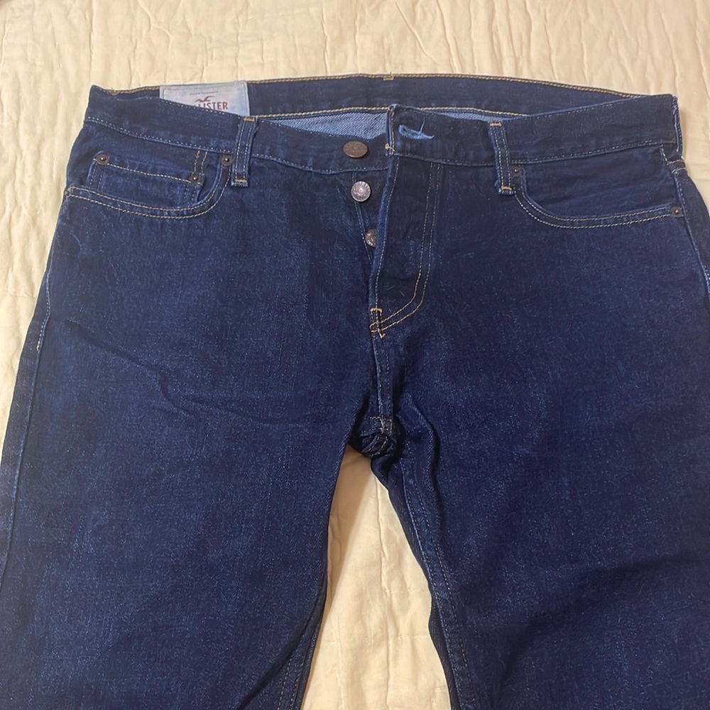 Men’s hollister button up jeans